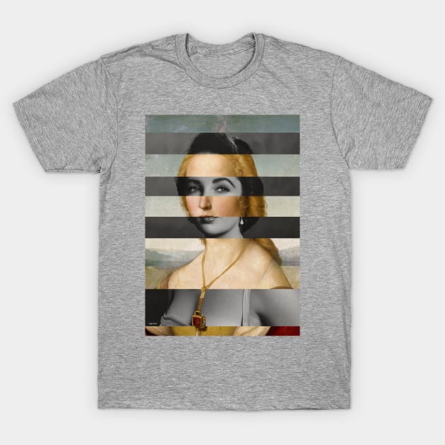 EYES LIKE RUBIN - Pop Retro Collage, Mashup, Pop Art T-Shirt by luigi-tarini